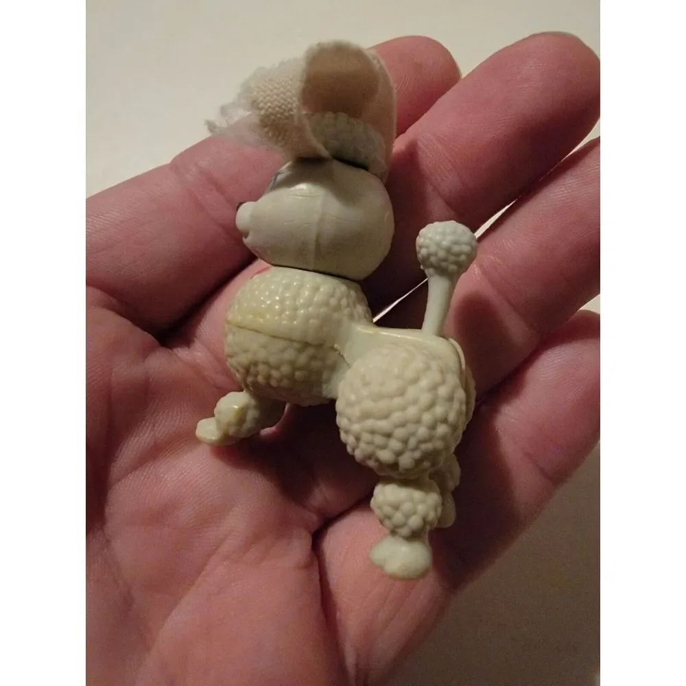 Vintage Kenner LPS Splash Happy Puppies POODLE 1993 Littlest Pet Shop RARE GRAY